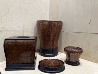 Brown Bathroom Set