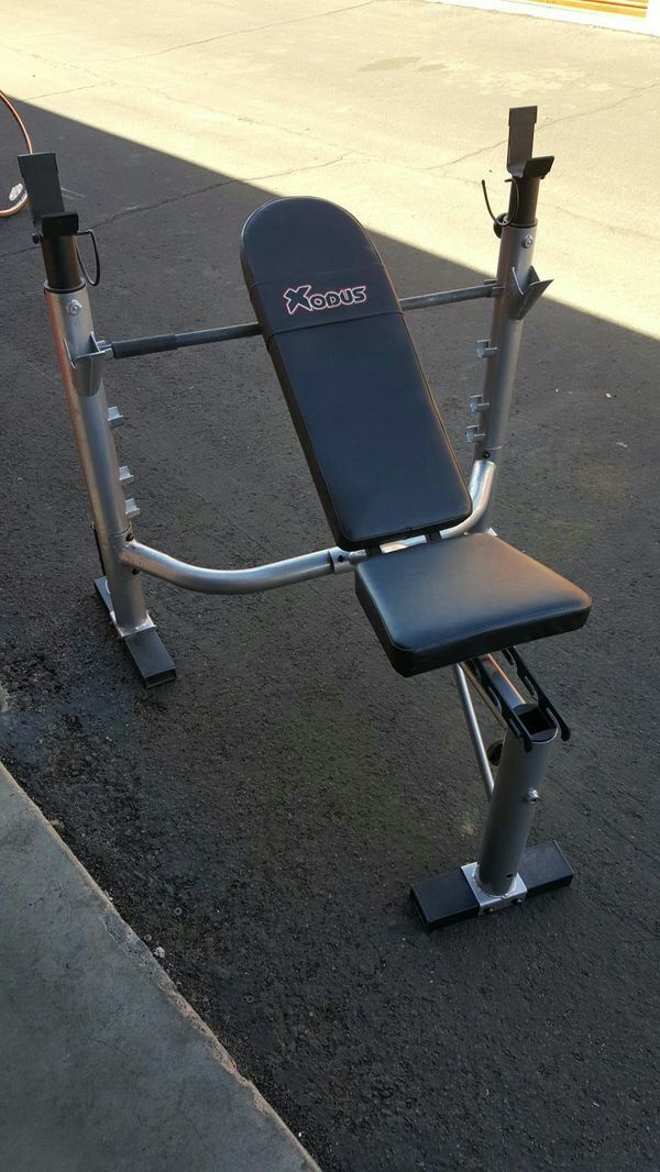XODUS Midwidth Olympic weight bench