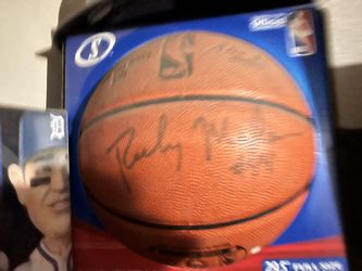 Rick Mahorn Signed Ball