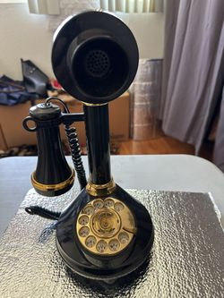 Vintage Rotary Candlestick Phone By American Telecommunications Company $40