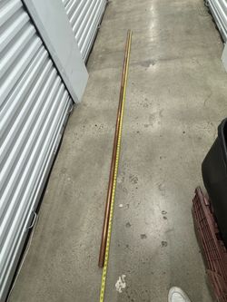 Copper pipe 1 1/4” OD 10’ length
