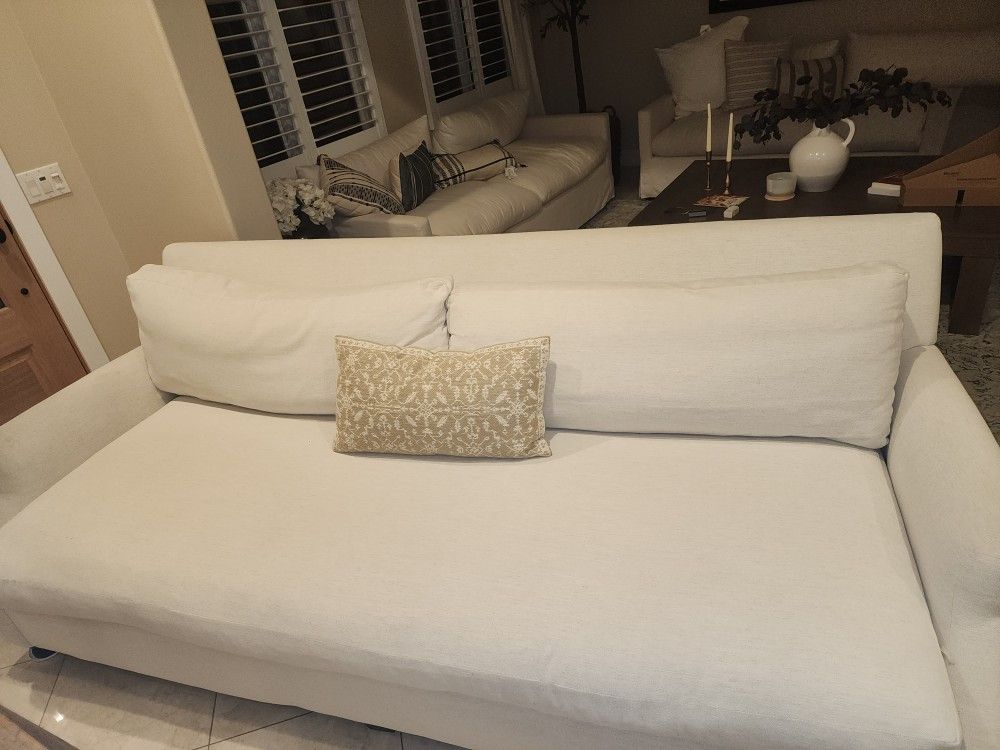 93" Ivory SOFA