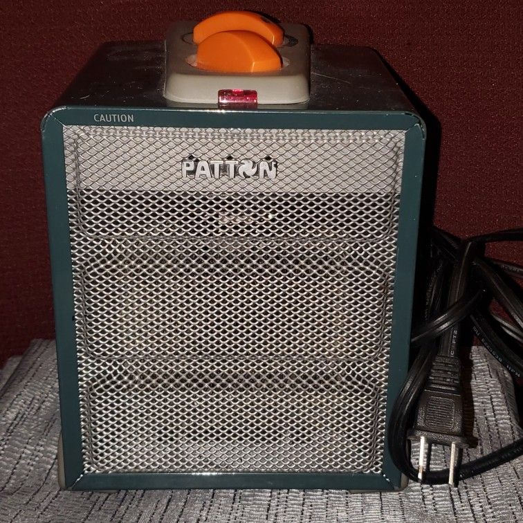 PATTON PPH3185 SMALL SPACE HEATER - VGC TESTED Works Winter Cold Snap Warm Prep
VERY GOOD WORKING CONDITION FROM A NON-SMOKING AND PET FREE ENVIRONM