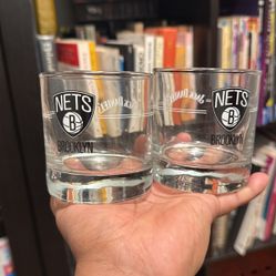 Jack Daniel’s  Brooklyn Nets NBA Whiskey Glass Set 2