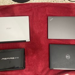 Four (4) Laptop For Sale No Problem 