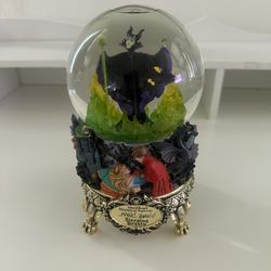 Disney Masters of Animation Marc Davis Sleeping Beauty Maleficient Snow Globe