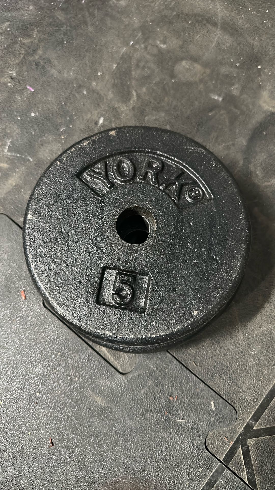 Dumbbell York Brand Plate