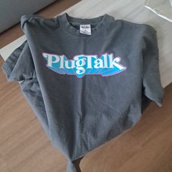 Plug Talk Shirt Grey