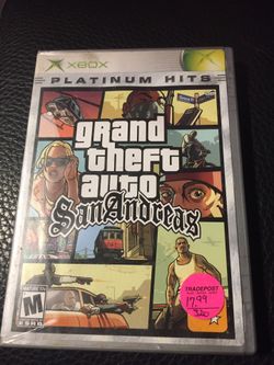 X BOX Grand Theft Auto:San Andreas