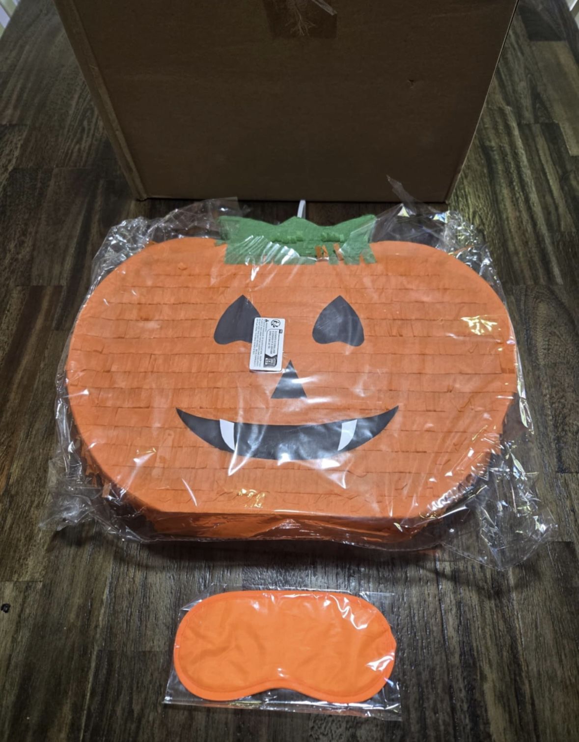 Brand New Pumpkin Piñata & Mask 