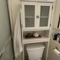 Over the toilet storage cabinet