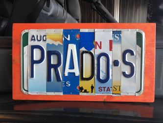 License Plate Sign