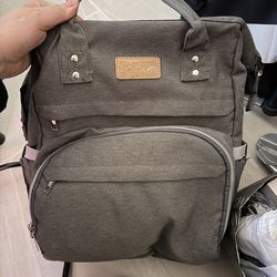 Used Lexi Roman Diaper Bag With Changing Pad