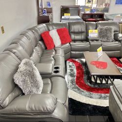 COMFY NEW MADRID RECLINING SECTIONAL SOFA ON SALE ONLY $1199. IN STOCK SAME DAY DELIVERY 🚚 EASY FINANCING 