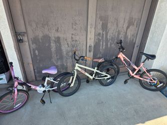3 kids bikes