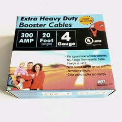 Heavy Duty Booster Cables - Brand New