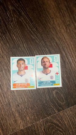 Jude Bellingham and harry Kane World Cup stickers