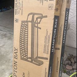 2. New. hamton metal glider bench $85Each 