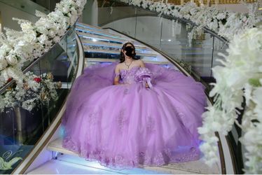 Vibrant Lilac Quince Dress