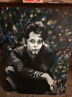 Tom Waits Painting