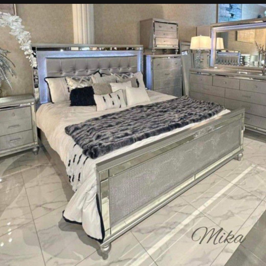 NEW QUEEN AND KING BEDROOM SET WITHOUT MATTRESS AND FREE DELIVERY 
