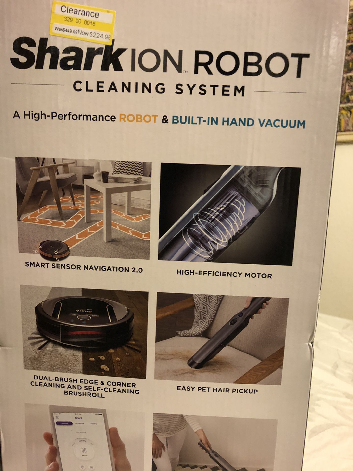 SHARK ION ROBOT Cleaning system