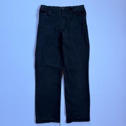 Gloria Vanderbilt black straight leg jeans size 14/ 32 w