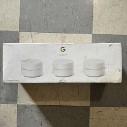 Google Wifi - AC1200 - Mesh WiFi System - Wifi Router - 4500 Sq Ft Coverage - 3 pack