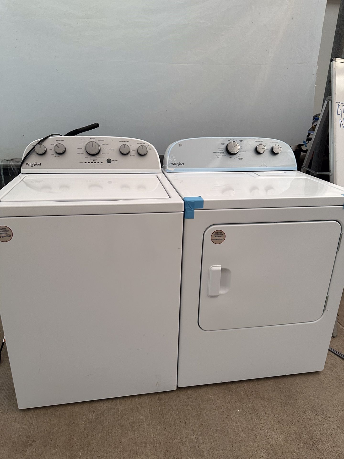 Whirlpool Washer And Electric Dryer