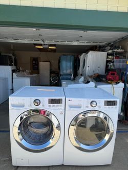 LG washer and electric dryer