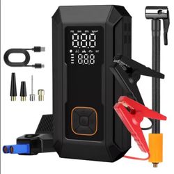 NEW 5000A Portable Car Jump Starter & Air Compressor