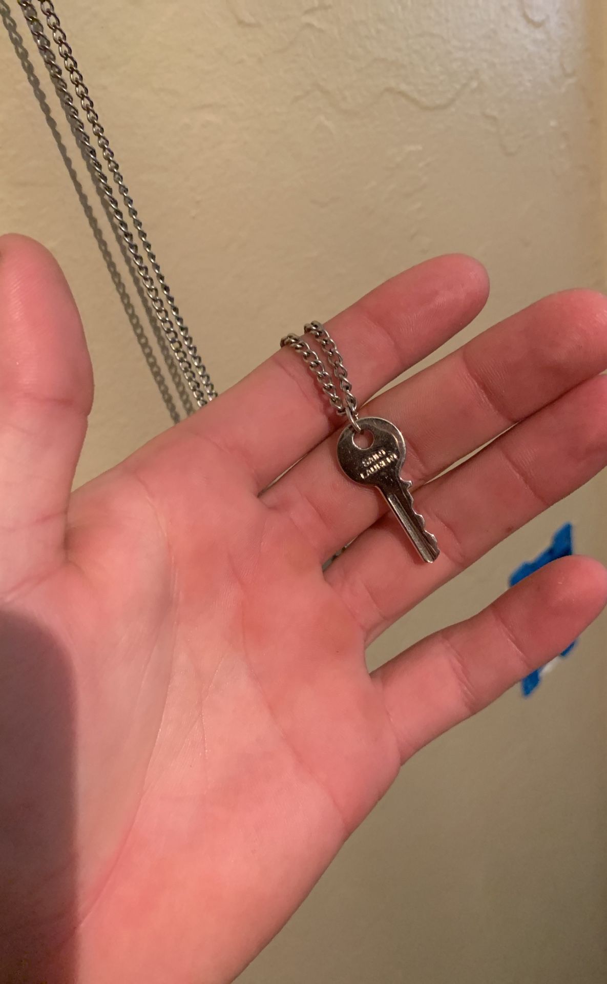 YSL SAINT LAURENT KEY CHAIN NECKLACE