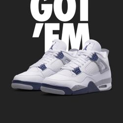 Jordan 4 Midnight Navy Size 13