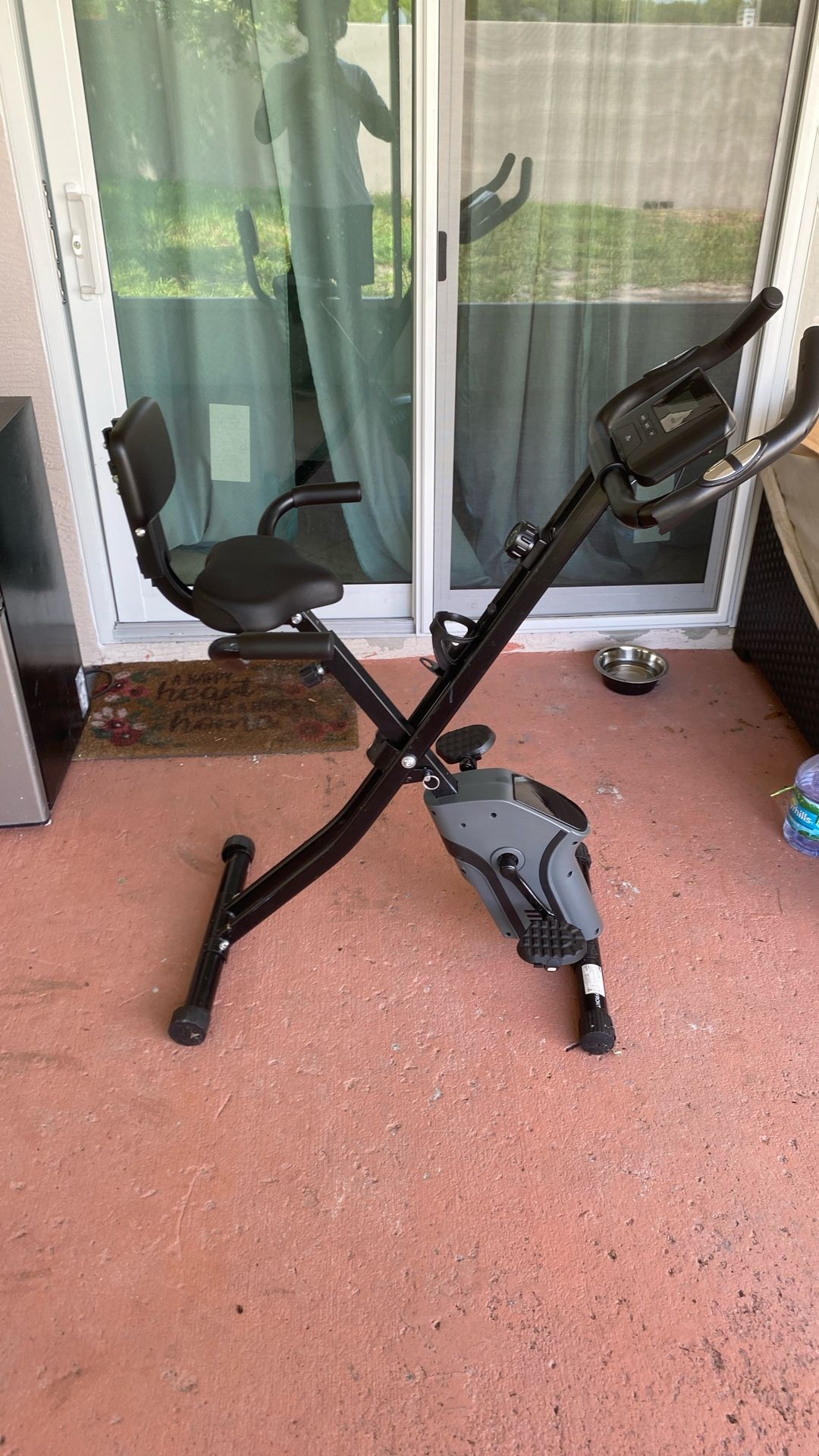Crane foldable exercise bike