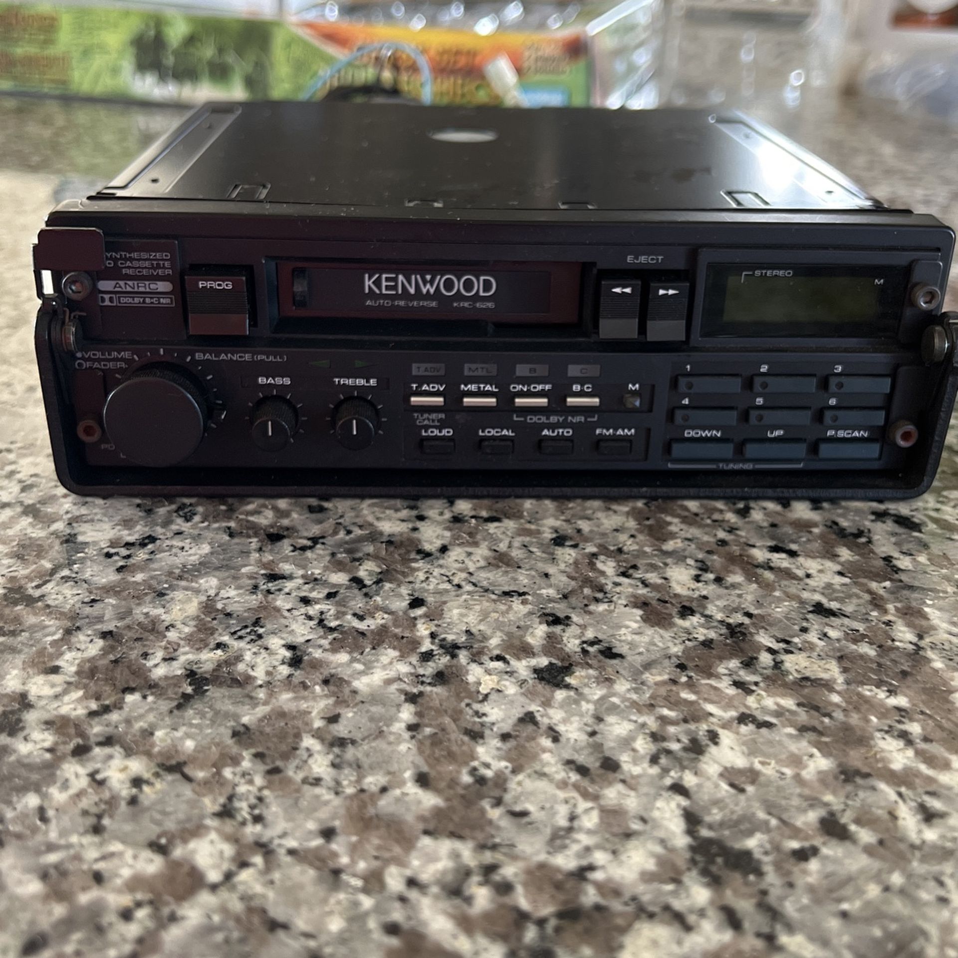 Kenwood krc-626d Hi-Fi BMW Е23 Е21 Е28 Car Radio Old school Vintage