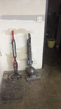 Dyson Upright Vacuum and Dirt Devil Stick Vacuum
