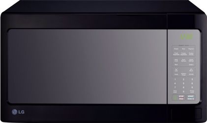 Black Mirror Door LG Countertop Microwave
