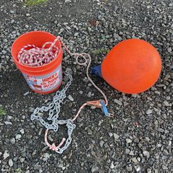 Columbia River Anchor Buoy W/ Rope And Chain