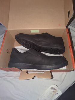 Black Steel Toes Work Shoe's Size 12
