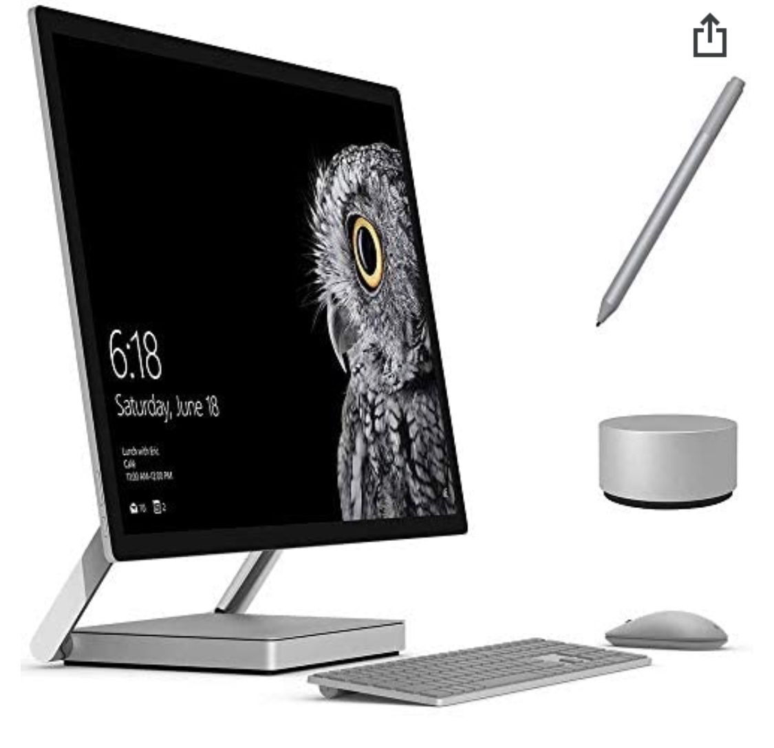 Microsoft Surface Studio All-in-one 28" 4500x3000 i5 8GB RAM 1TB HDD AIO PC GTX 965M, Pen, Keyboard, Mouse, Win 10 Pro 
