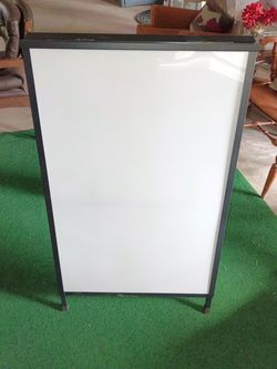 Double-Sided A-Frame Poster Sign – Folding Metal Frame