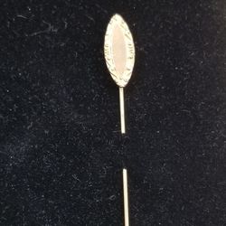 Gold Plated Vintage Stick Pin 