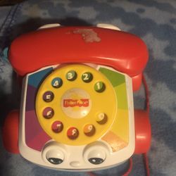 Fisher Price  Telephone Pull Toy For Toddlers 