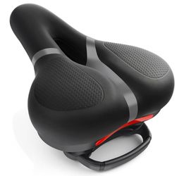 Brand: MXMXK Bicycle Seat Replacement, Bike Seat for Men and Women, Comfort Wide Bike Saddle Memory Foam Padded Soft Bike Seat Cushion Compatible with