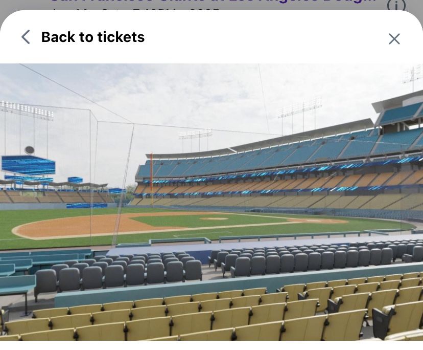 4 Dodgers Tickets - June 13, 2025 Vs Giants