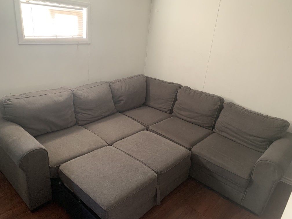 Gray Sectional Couch