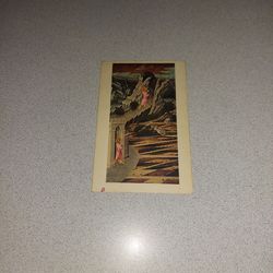 VINTAGE. JOHN THE BAPTIST IN THE WILDERNESS PRINT