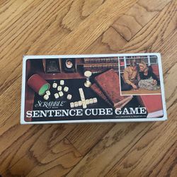 Vintage Sentence Cube Game