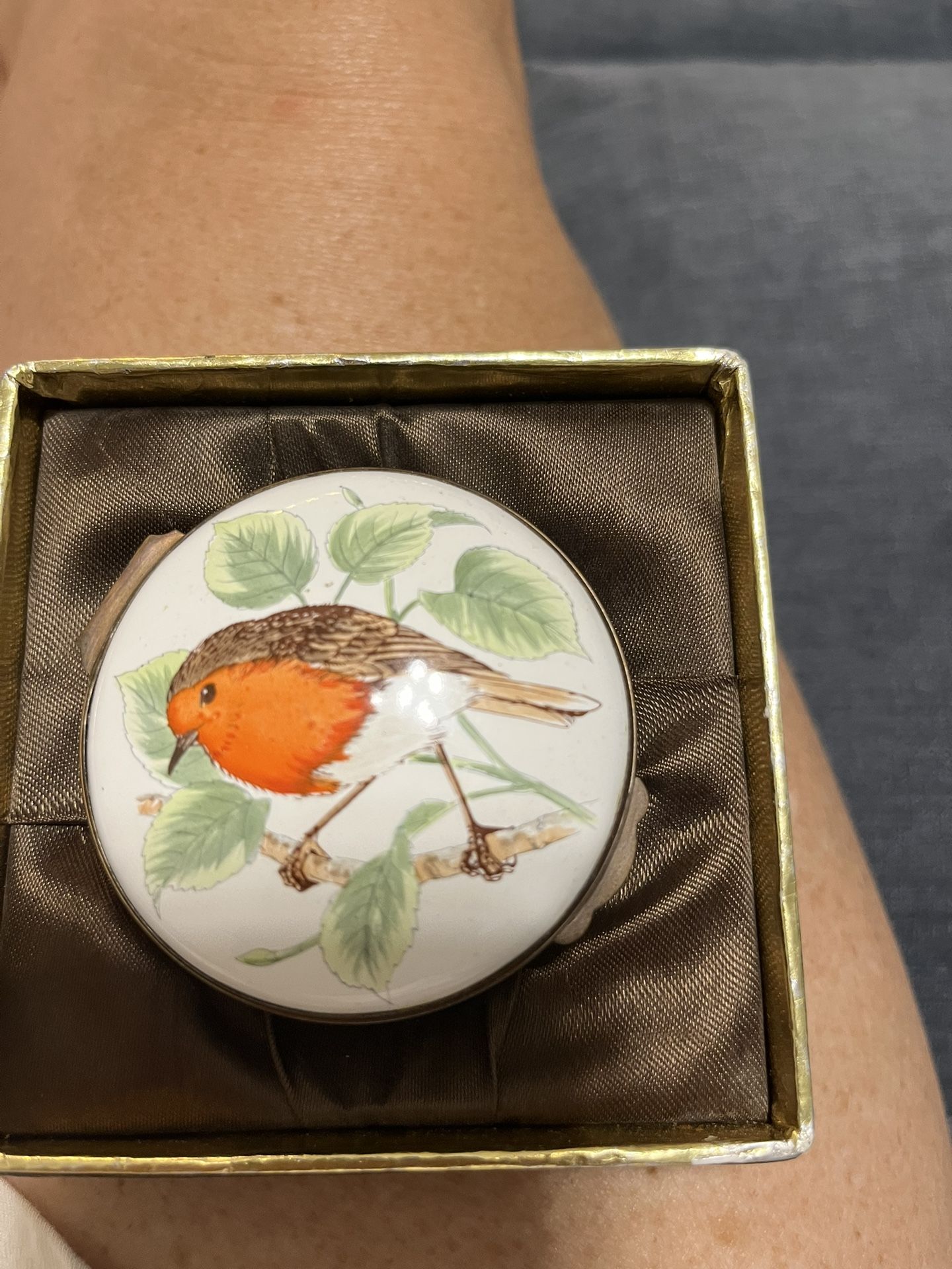 English Enamels Snuff & Patch Box