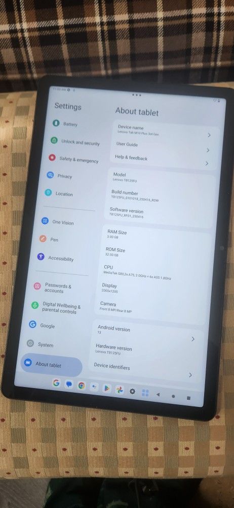Lenovo Tablet M10, 3rd Gen